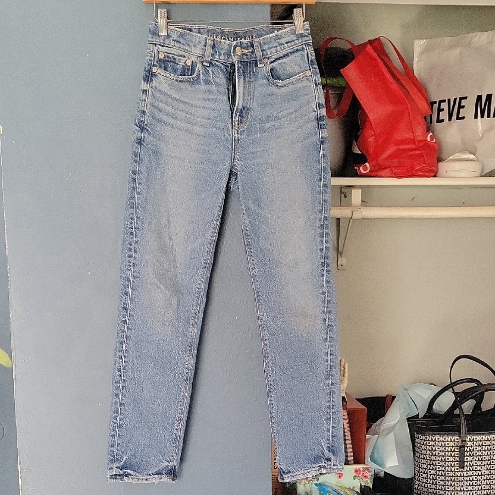 American Eagle Outfitters Blue Straight Leg Jeans